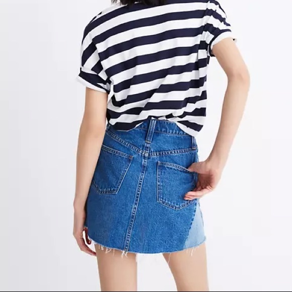 MADEWELL A Line Denim Skirt Pieced Edition - Picture 5 of 5